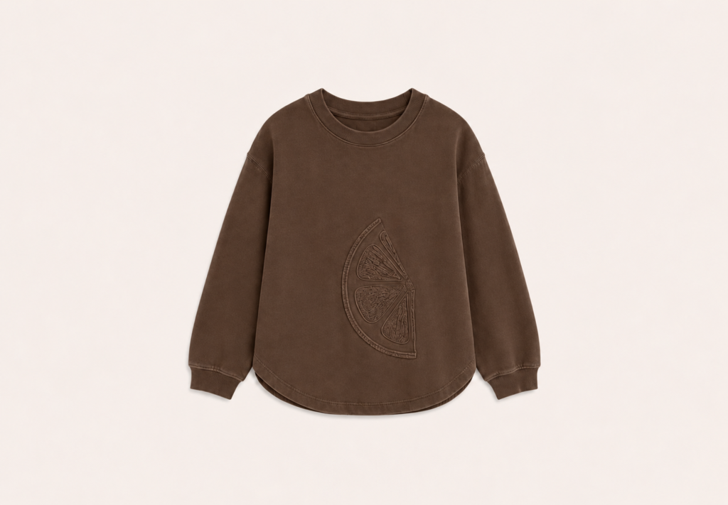 À la montagne - Top - Dark brown