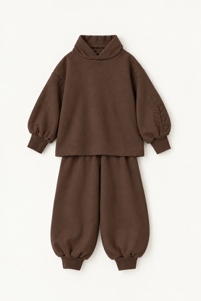 Promenade d’automne - Set - Dark brown
