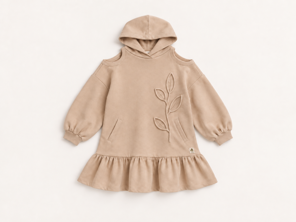 Au café - Dress - Warm Beige
