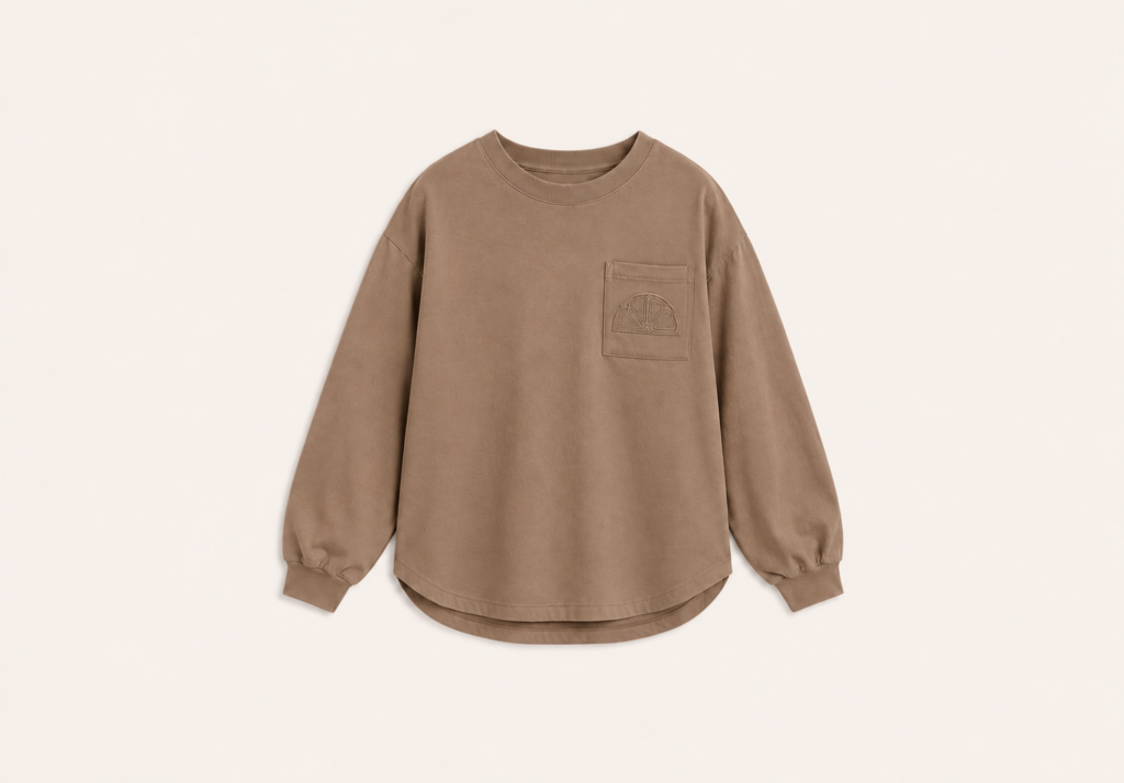 Au chaud chez Mamie - Top - Soft brown